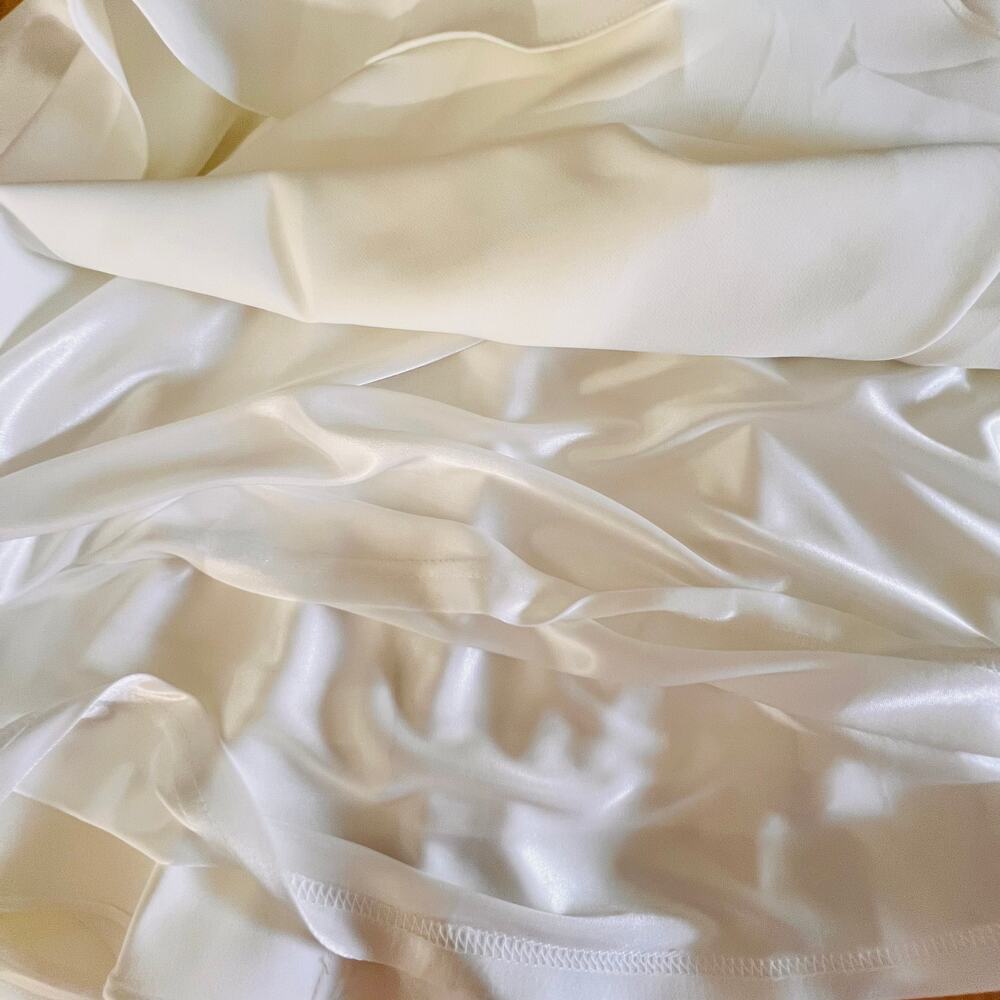 Revelry White A Line Mini Dress Bow Shoulder Bridal Party Wedding 16 - Picture 8 of 10